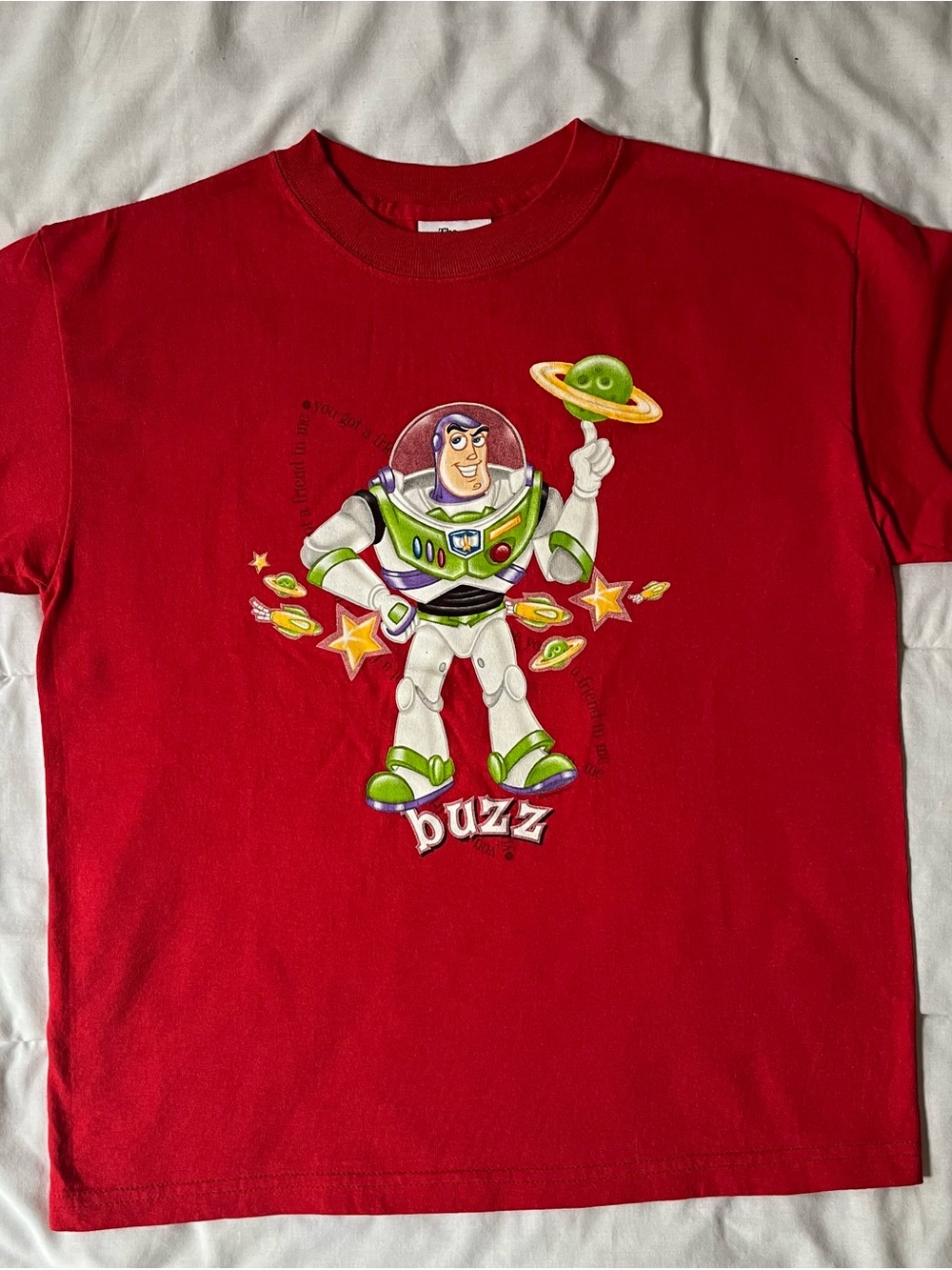 Disney Store Buzz Lightyear Red Kids T-Shirt